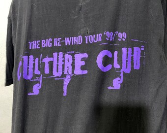 Vintage 1998 Culture Club T-shirt Size M - Etsy