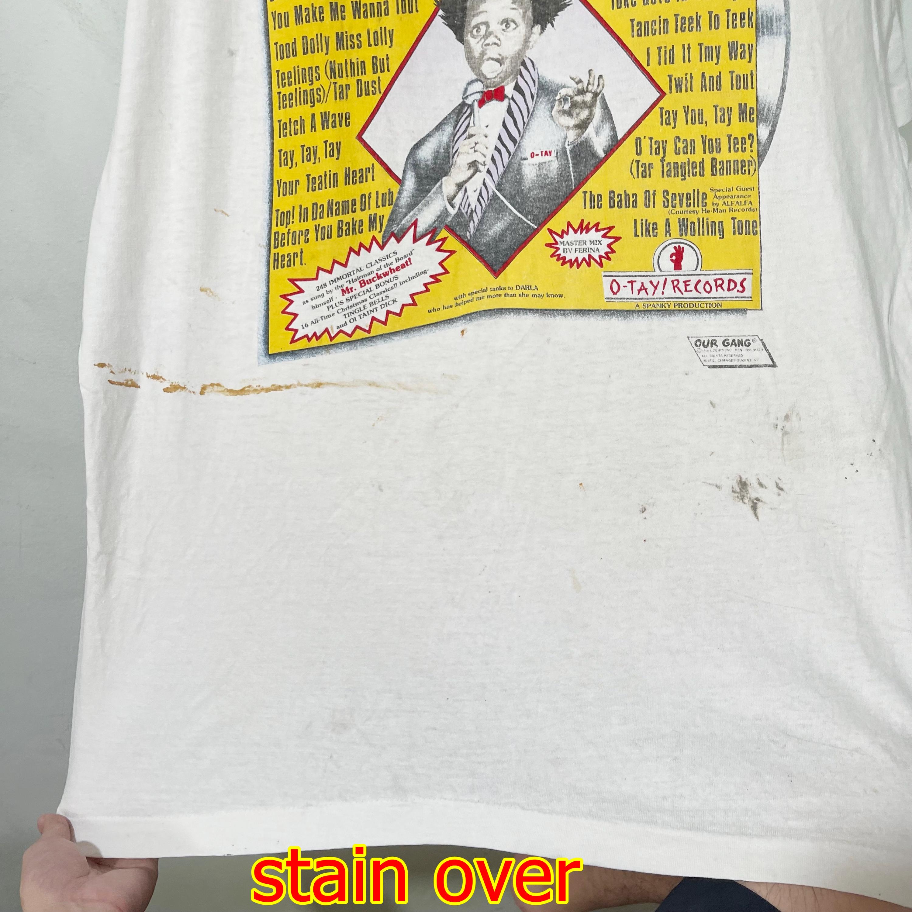 Vintage 90s Buckwheat Sings the Great Ones the Little Rascals T