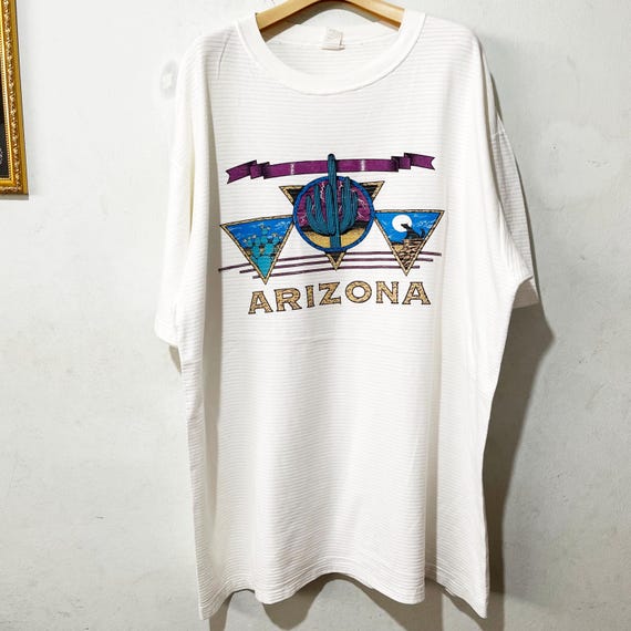 Vintage 90s Arizona Coyote Cactus T-shirt Size XL - Etsy Israel