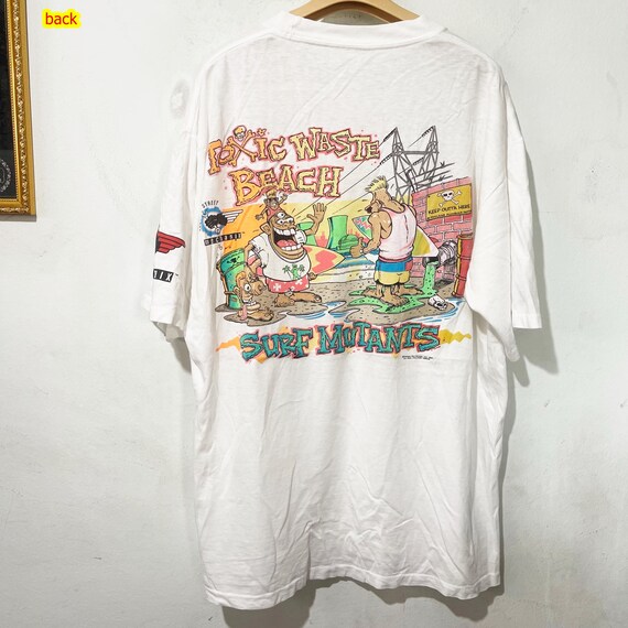 Vintage 80s Surf Mutants T-shirt Size XL - Etsy