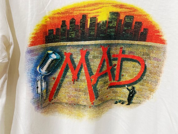 Vintage 90s Mad Shirt Size L Vintage City Tee, Vintage Graffiti  