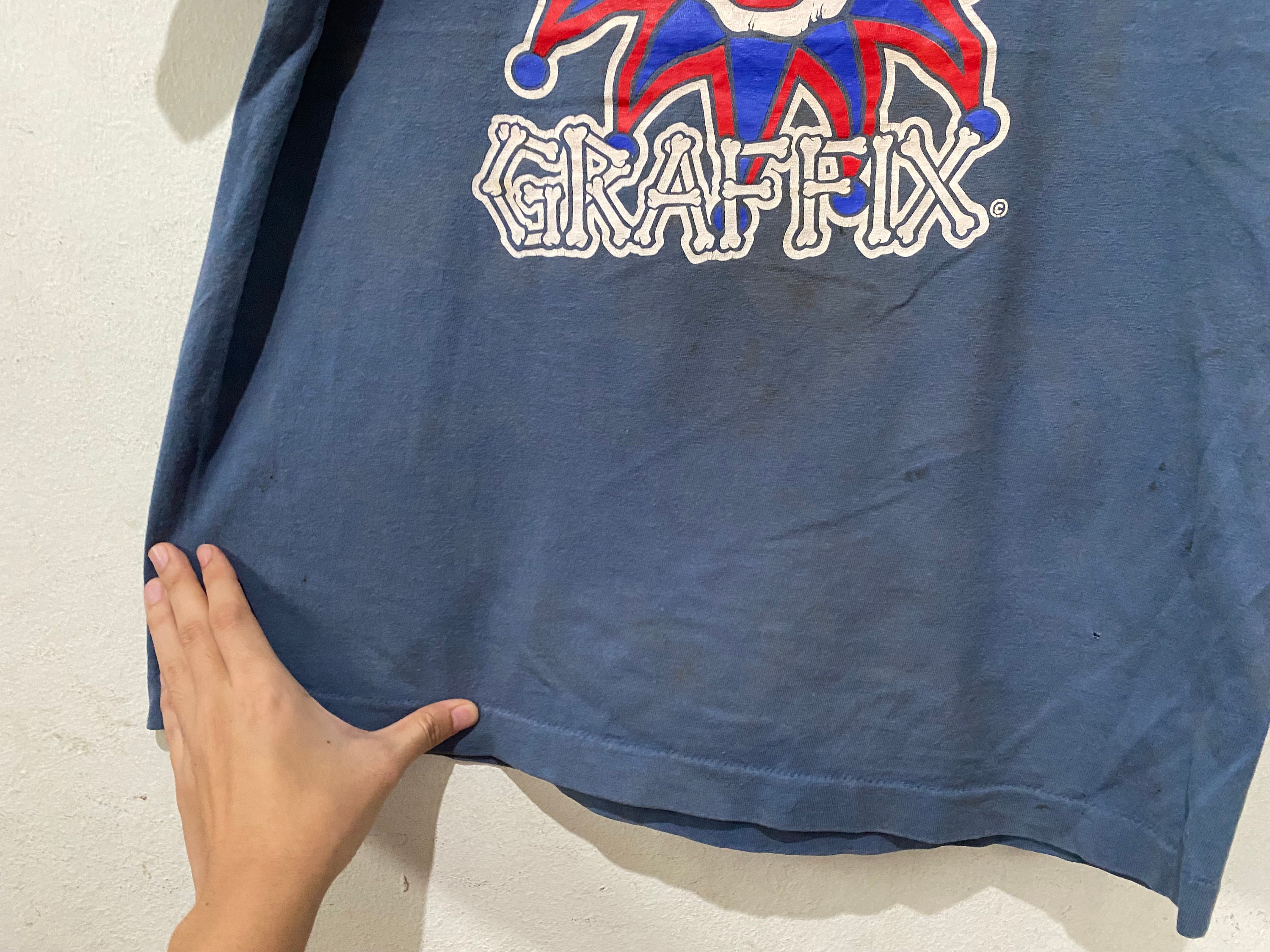 Vintage 90s Graffix Jester T-shirt Size L - Etsy