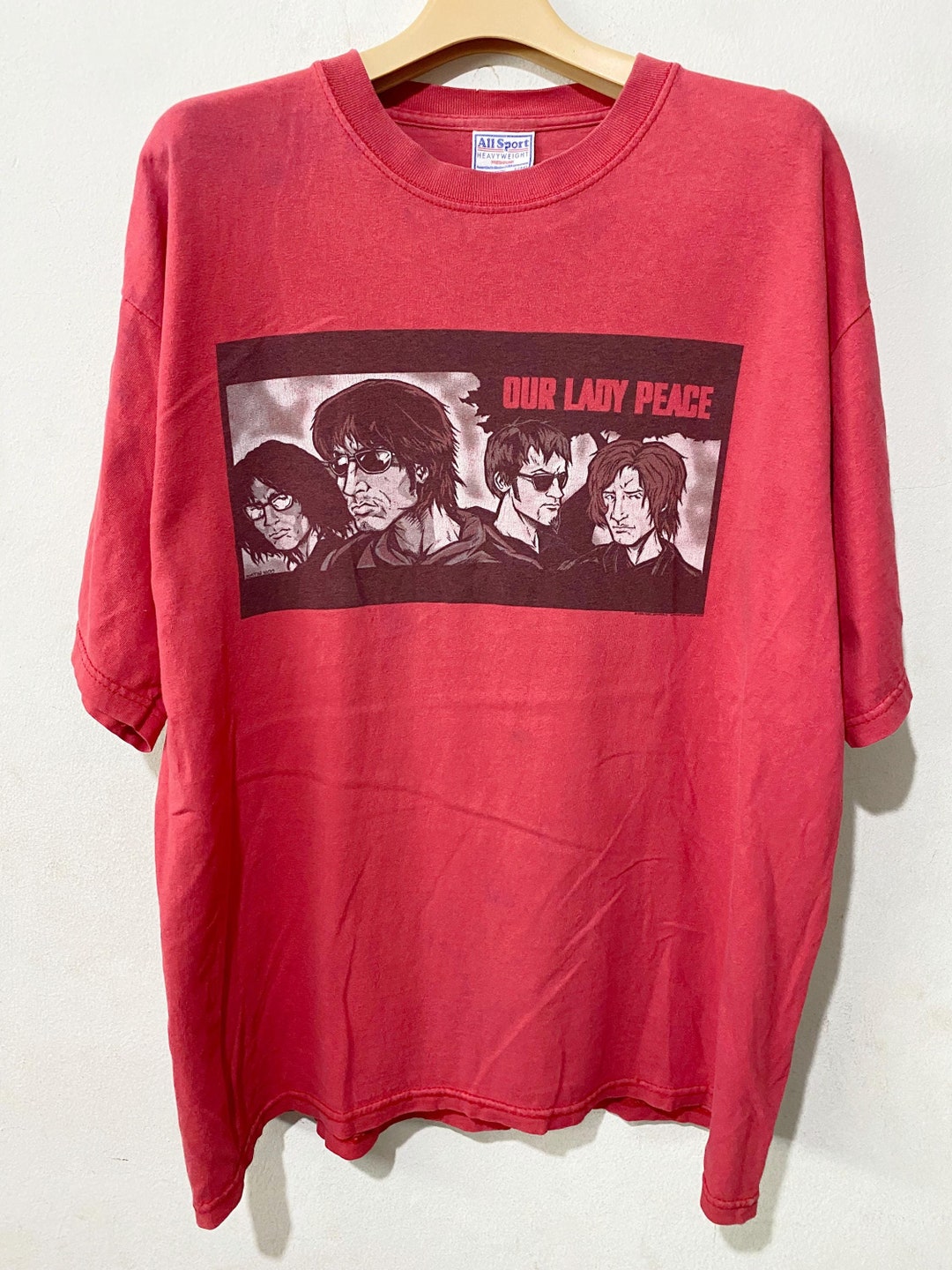 Vintage Our Lady Peace Shirt Size L 2003 Our Lady Peace Band Tee Etsy