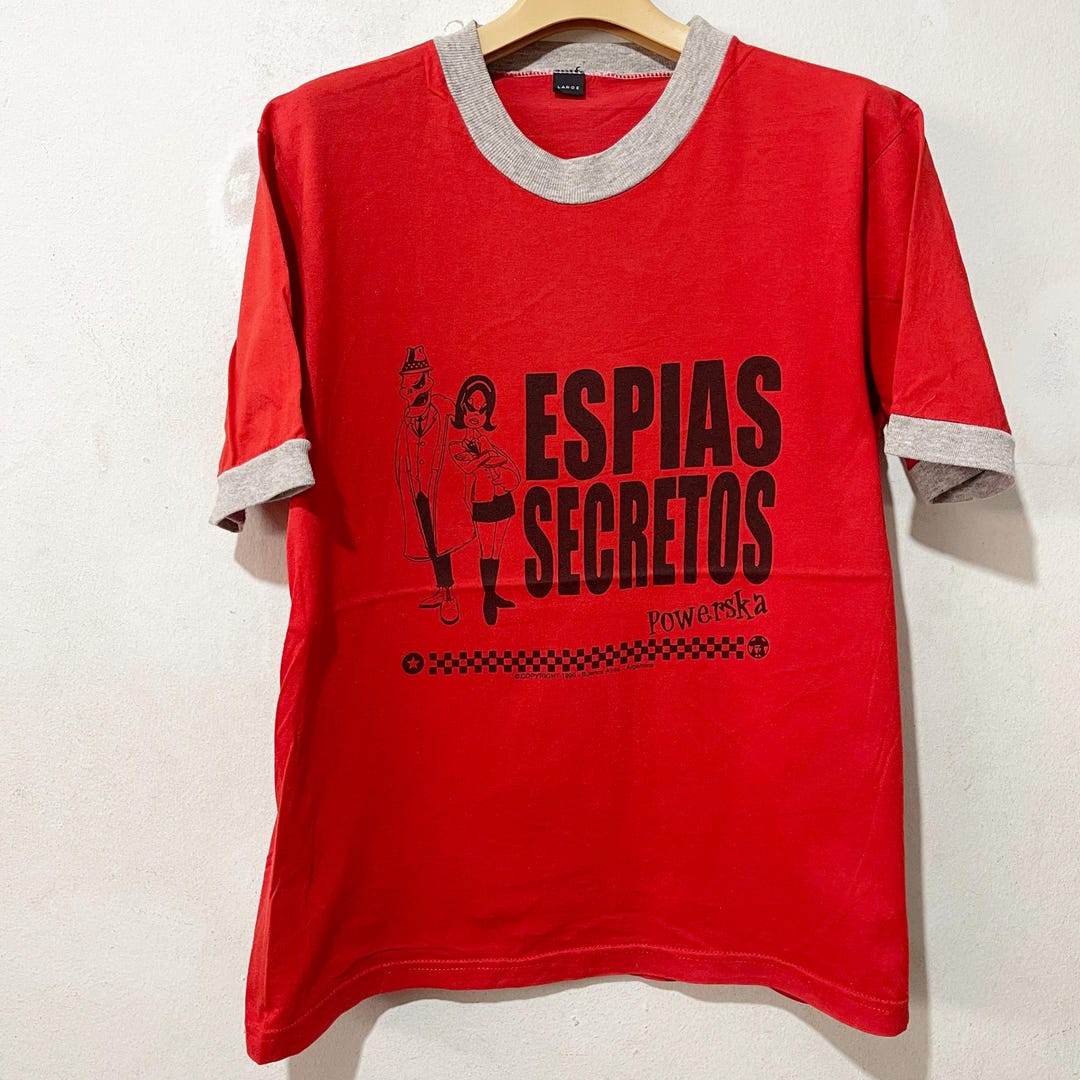 Ska Ringer T-Shirt Unisex: Maglia In Puro Cotone, Stampa Di Qualità, Due Colori, Taglie S-XXL