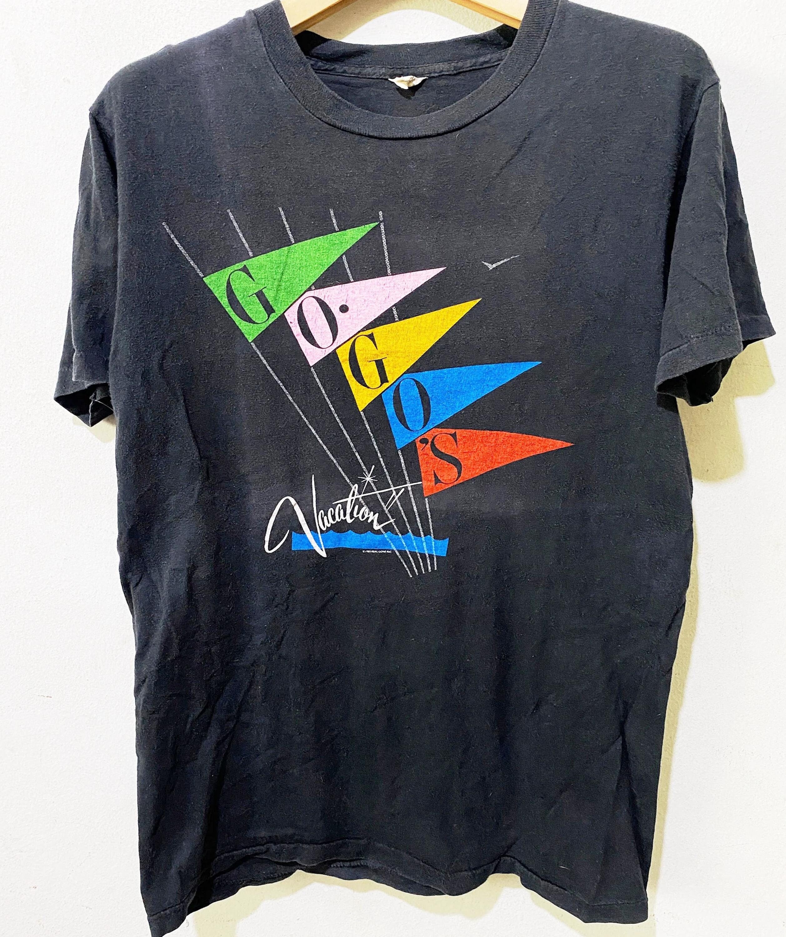 Vintage 80s the Go-go's Shirt Size XS 1982 Vacation Tour Tee Vintage 80s the Go-go's Shirt Size XS 1982 Vacation Tour Tee
