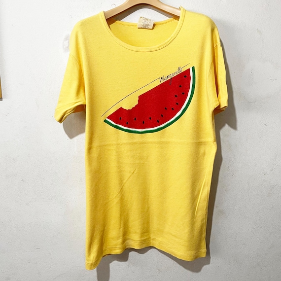 90年代ヴィンテージ スイカTシャツ フルーツグラフィックTシャツ