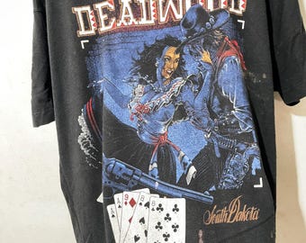 Vintage 90s Deadwood South Dakota T-shirt Size L - Etsy Israel