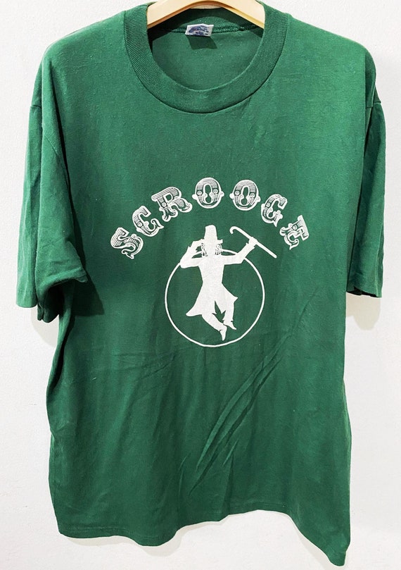 Vintage Ebenezer Scrooge Shirt Size XL 90s A Christmas Carol Tees  