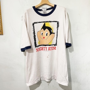 Vintage 90s Mighty Atom Ringer Tee Size L