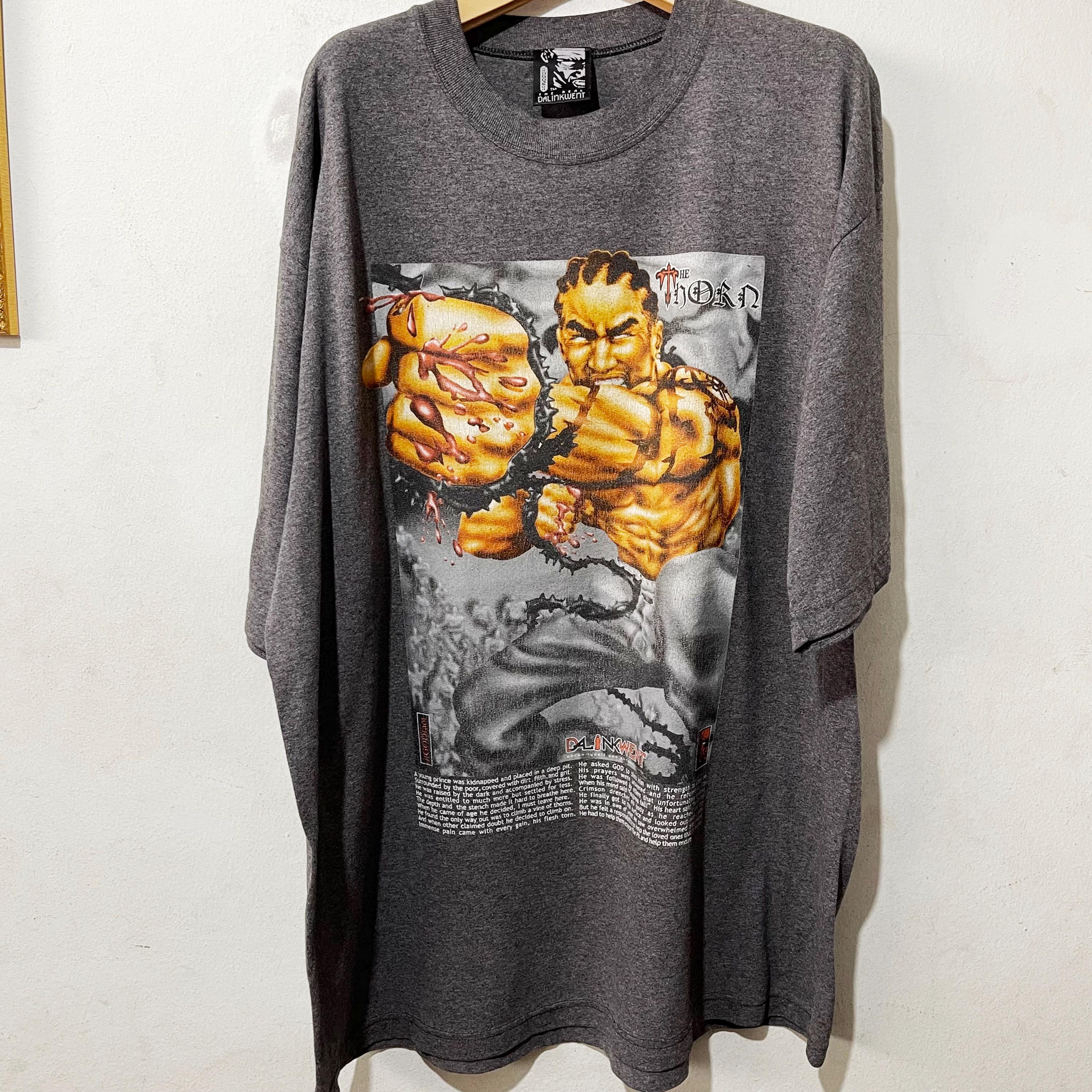 Vintage 90s Da Link Went Shirt Size XXL Vintage Techno Rave