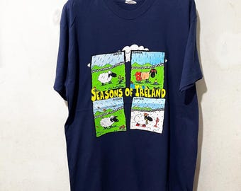 T-shirt Vintage J.Crew Coton Imprimé Animal - Taille S, Multicolore, Neuf Avec étiquettes