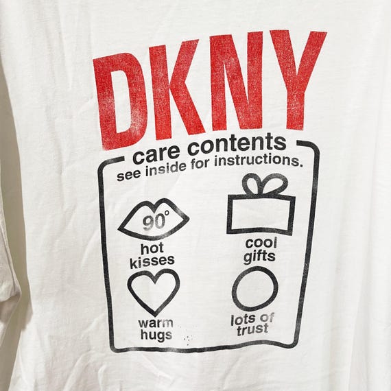 Vintage 90s DKNY T-shirt Size XL - Etsy