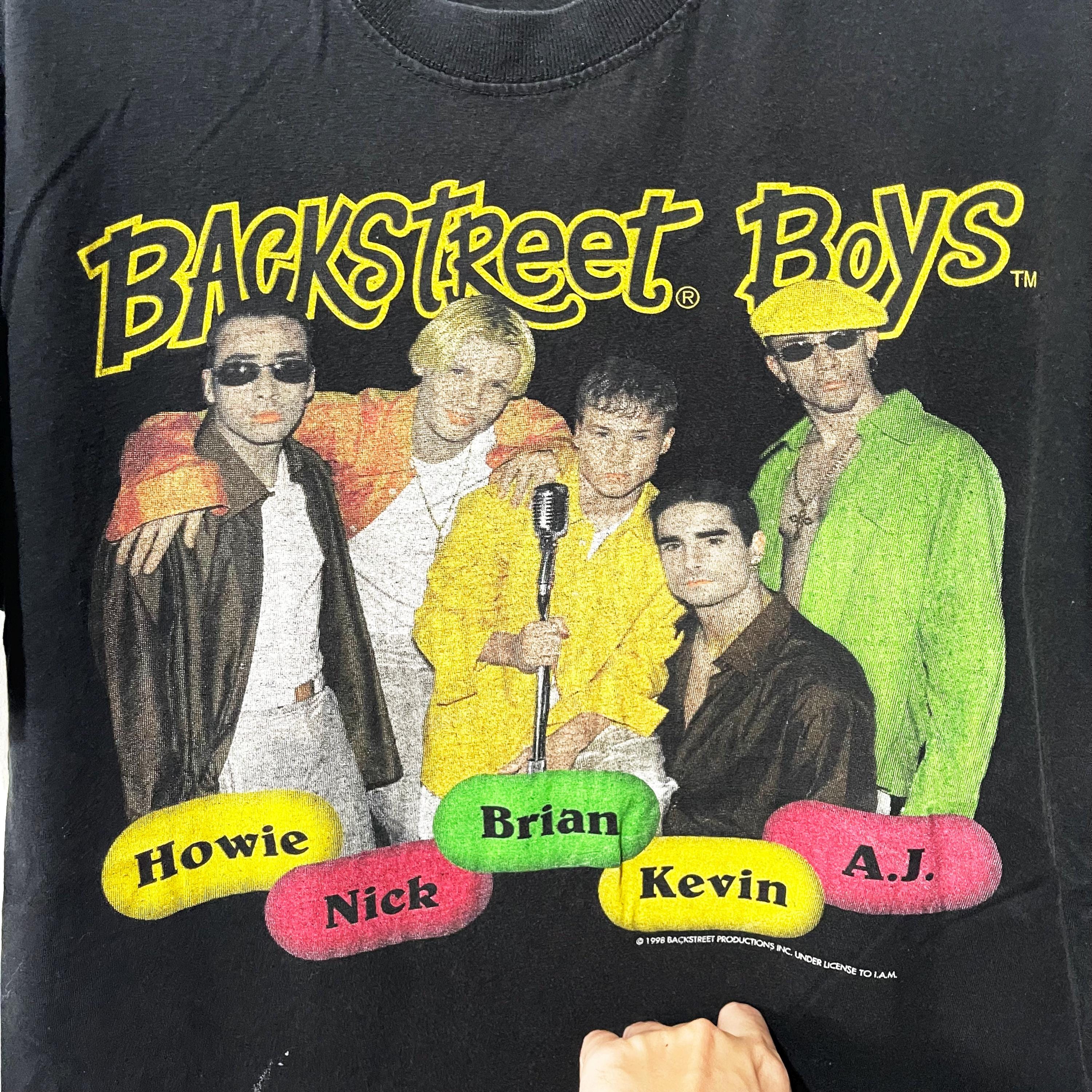 【vintage】Backstreet Boys Tシャツ 1998 Vintage 1998 Backstreet Boys T-shirt Boy Band Music Tour Graphic