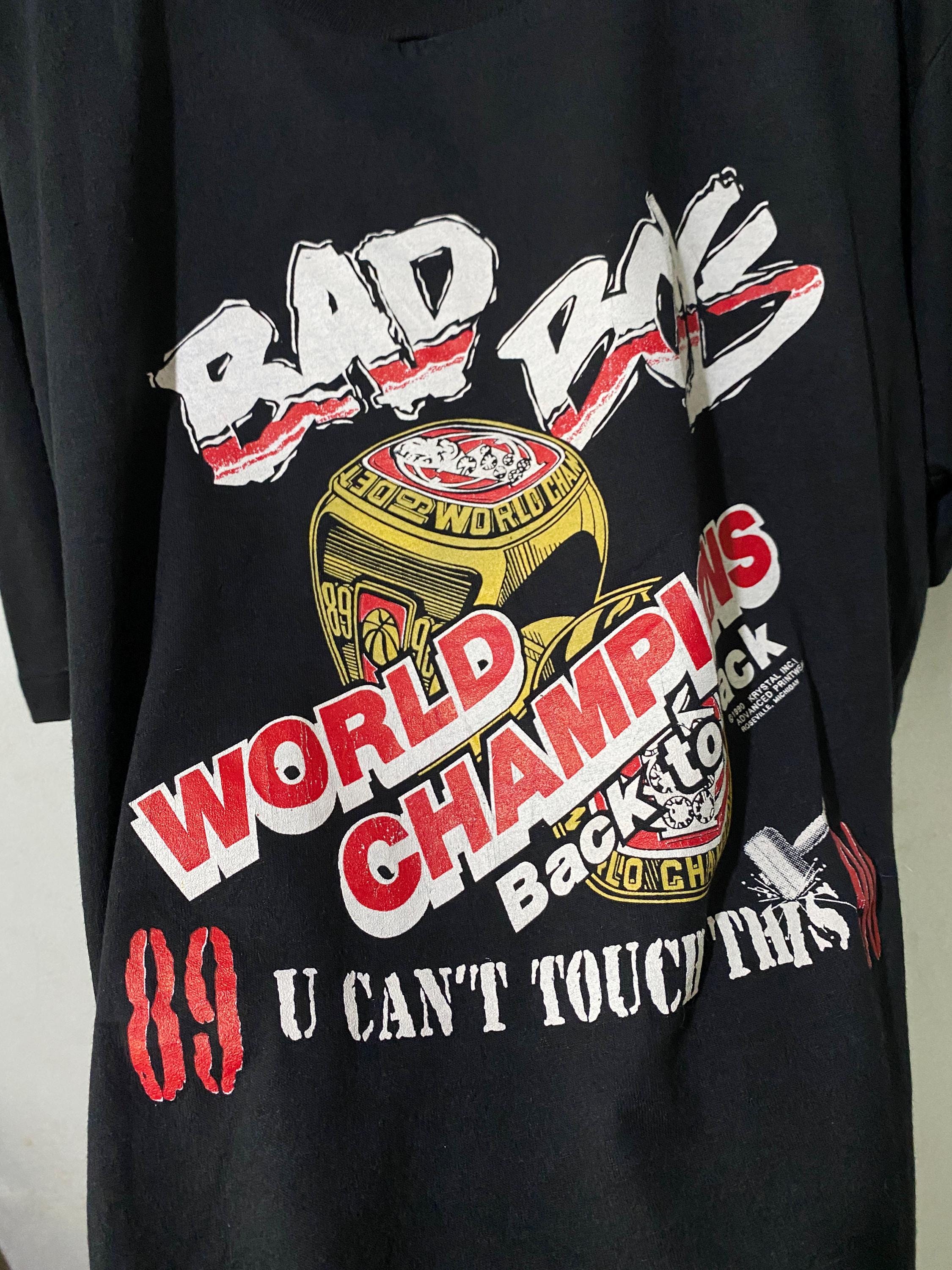 超希少！80年代ビンテージ Made in USA バッドボーイズクラブ！ 80年代ヴィンテージ バッドボーイズ U Can't Touch This Tシャツ