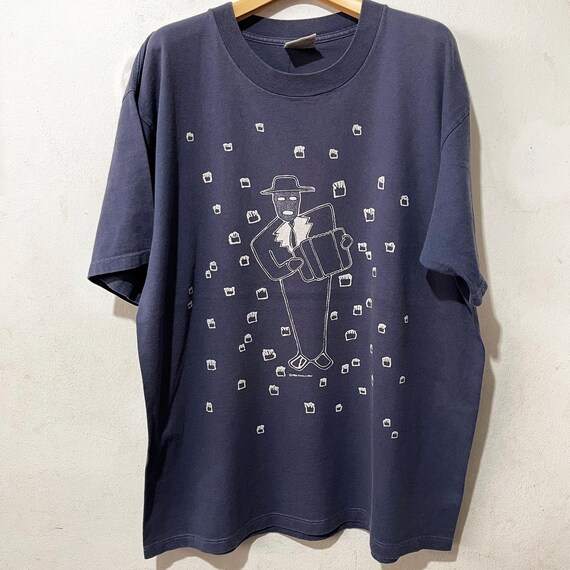 Vintage 90s Zachary Richard T-shirt Cajun Singer-songwriter Music