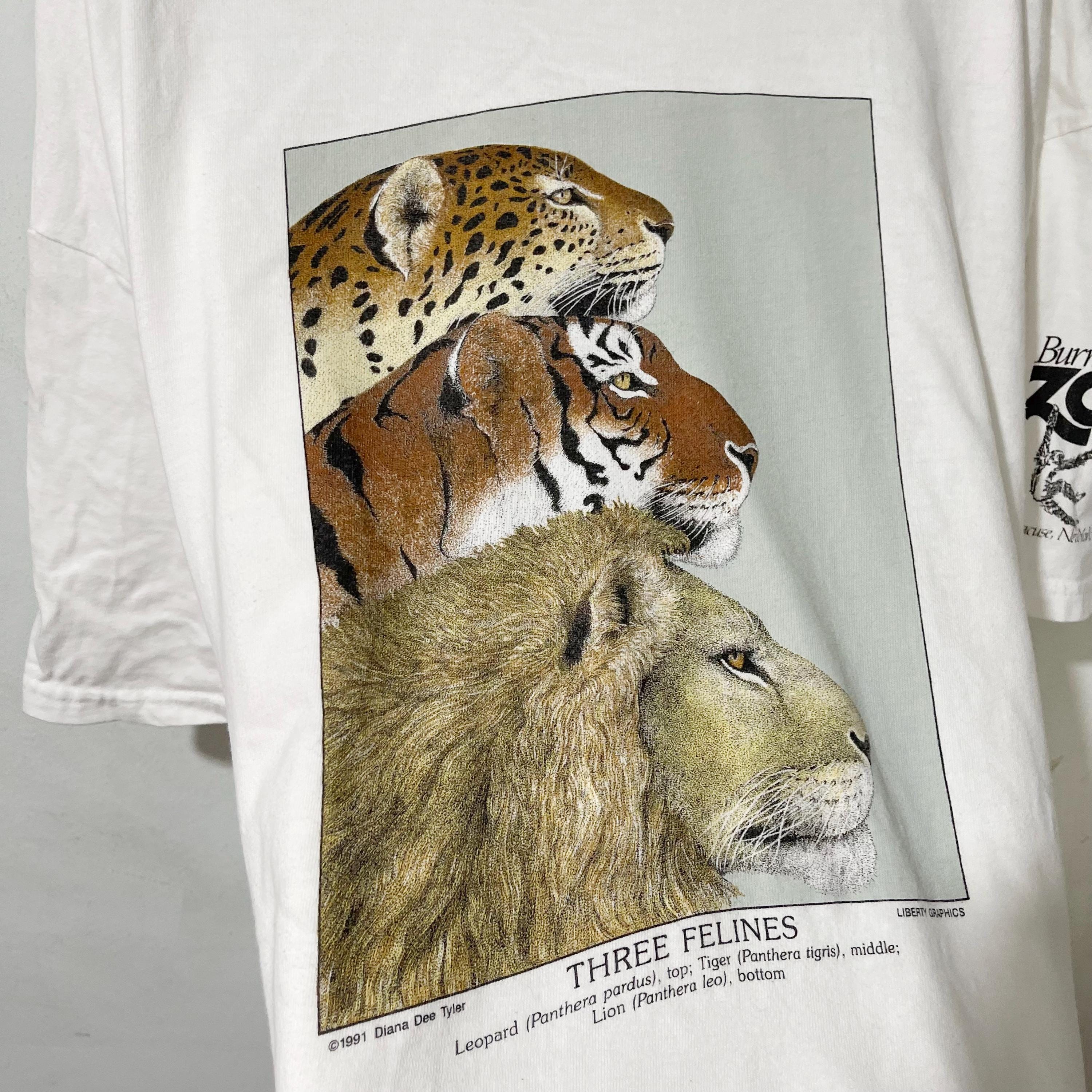 Vintage 1991 Diana Dee Tyler Three Felines T-shirt Size XL - Etsy
