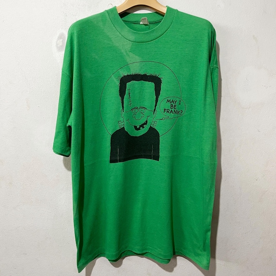 Vintage 90s Frankenstein T-shirt Size XL - Etsy