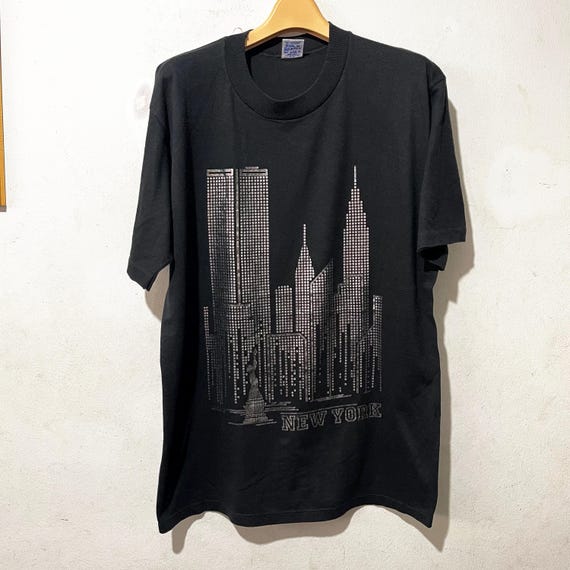 Vintage 90s New York City T-shirt Size L - Etsy