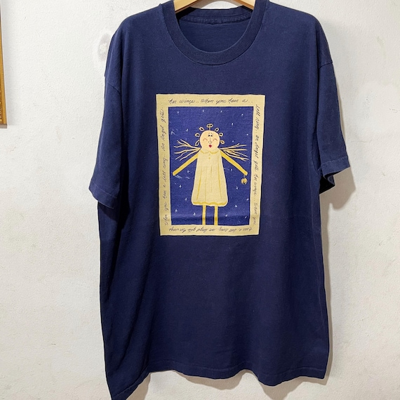 Angel Wings 90s Angel Shirt 90s Cobain Angel Wing Tシャツ ALLSPORT