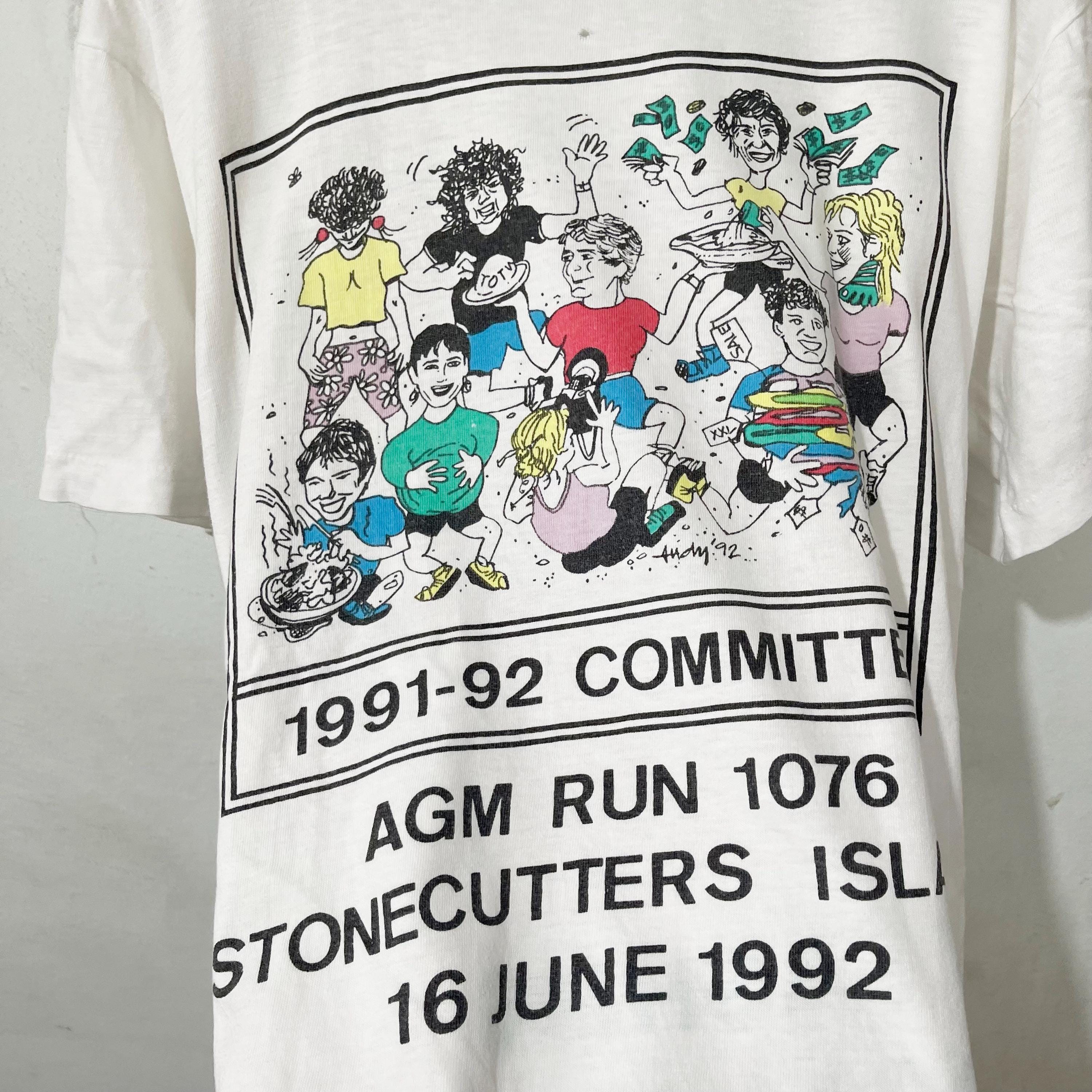 ヴィンテージ 1992 ストーンカッターズ アイランド Tシャツ サイズ M