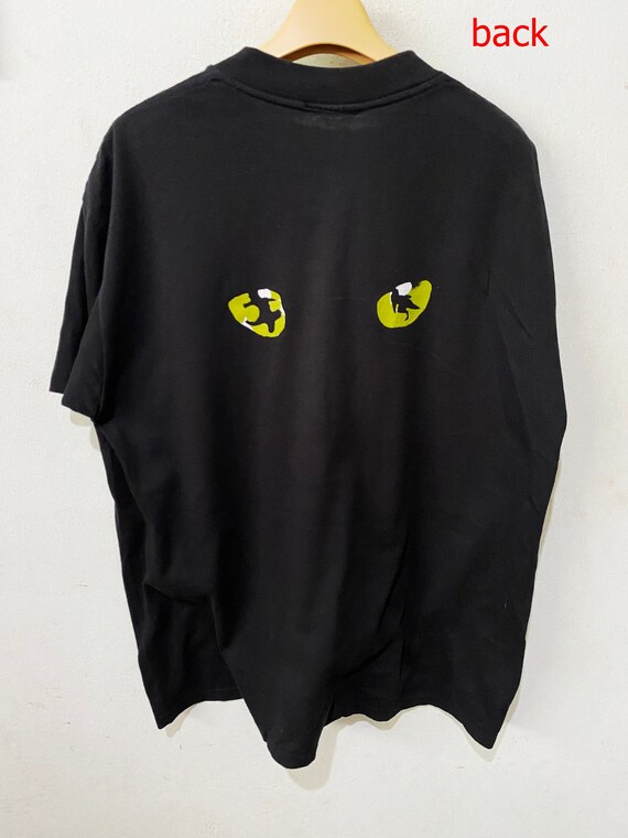 Vintage 80s Cats Andrew Lloyd Webber Shirt Size L