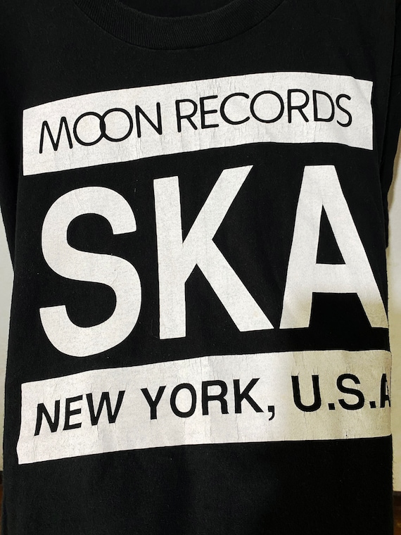 Vintage 90s Moon Ska Records Shirt Size XL - image 2