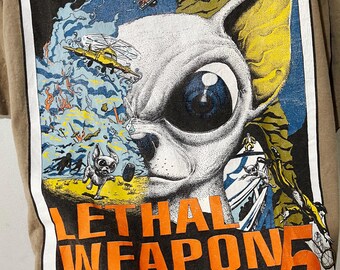 Vintage 90s Lifeforms Lethal Weapon 5 T-shirt Size M - Etsy