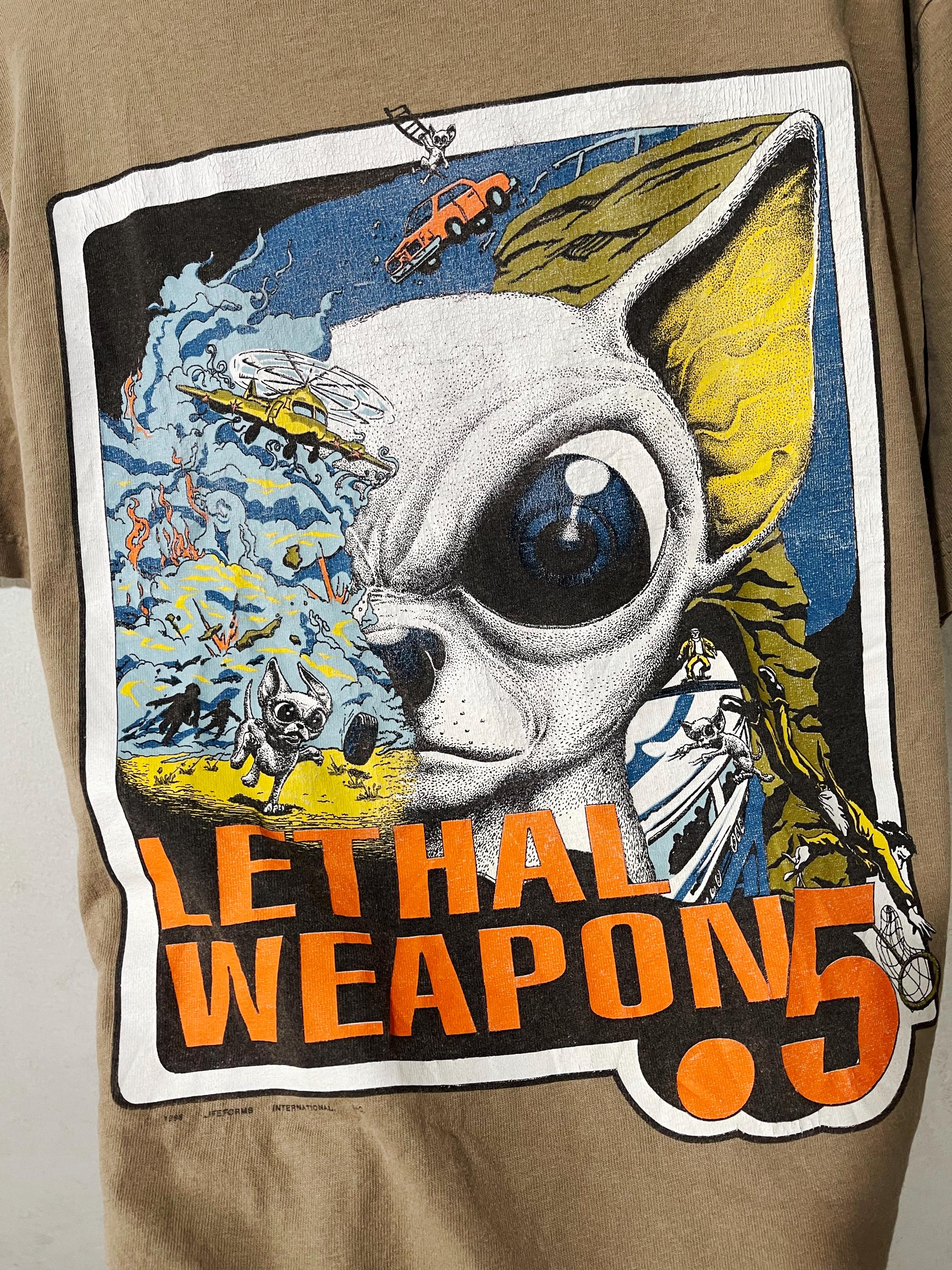 Vintage 90s Lifeforms Lethal Weapon 5 T-shirt Size M - Etsy