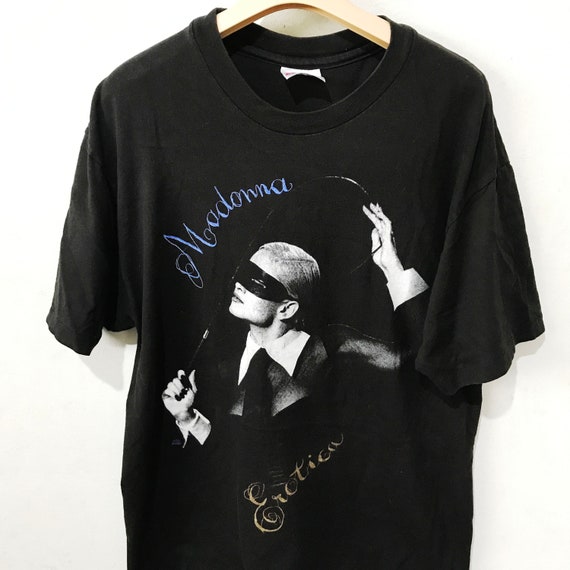 Vintage 1992 Madonna Erotica Shirt Size L Free Shi