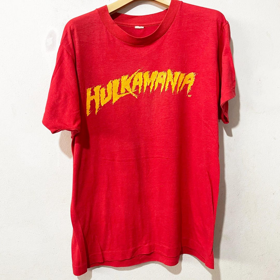 ヴィンテージ 80年代 ハルク・ホーガン ハルカマニア WWF Tシャツ