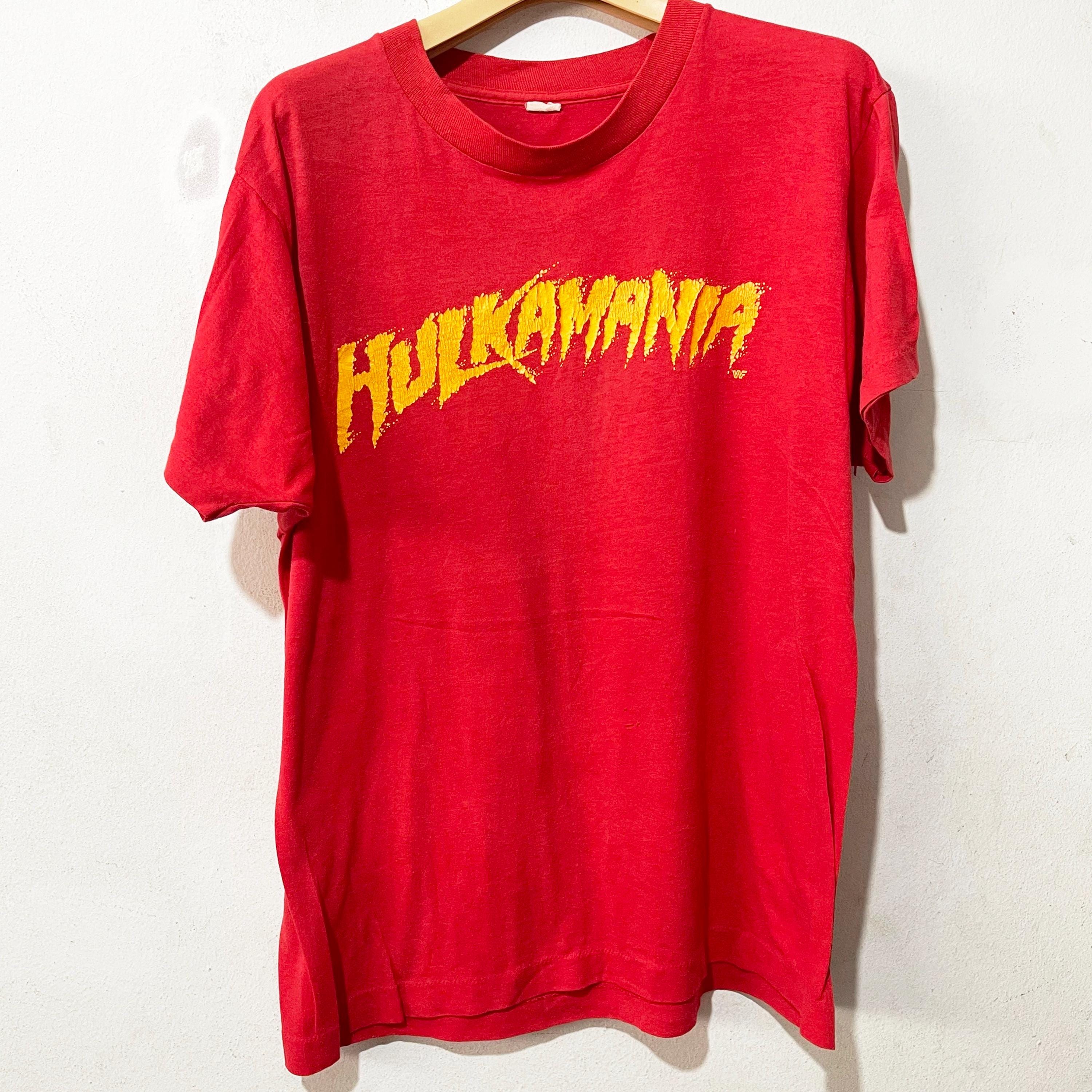 ヴィンテージ 80年代 ハルク・ホーガン ハルカマニア WWF Tシャツ