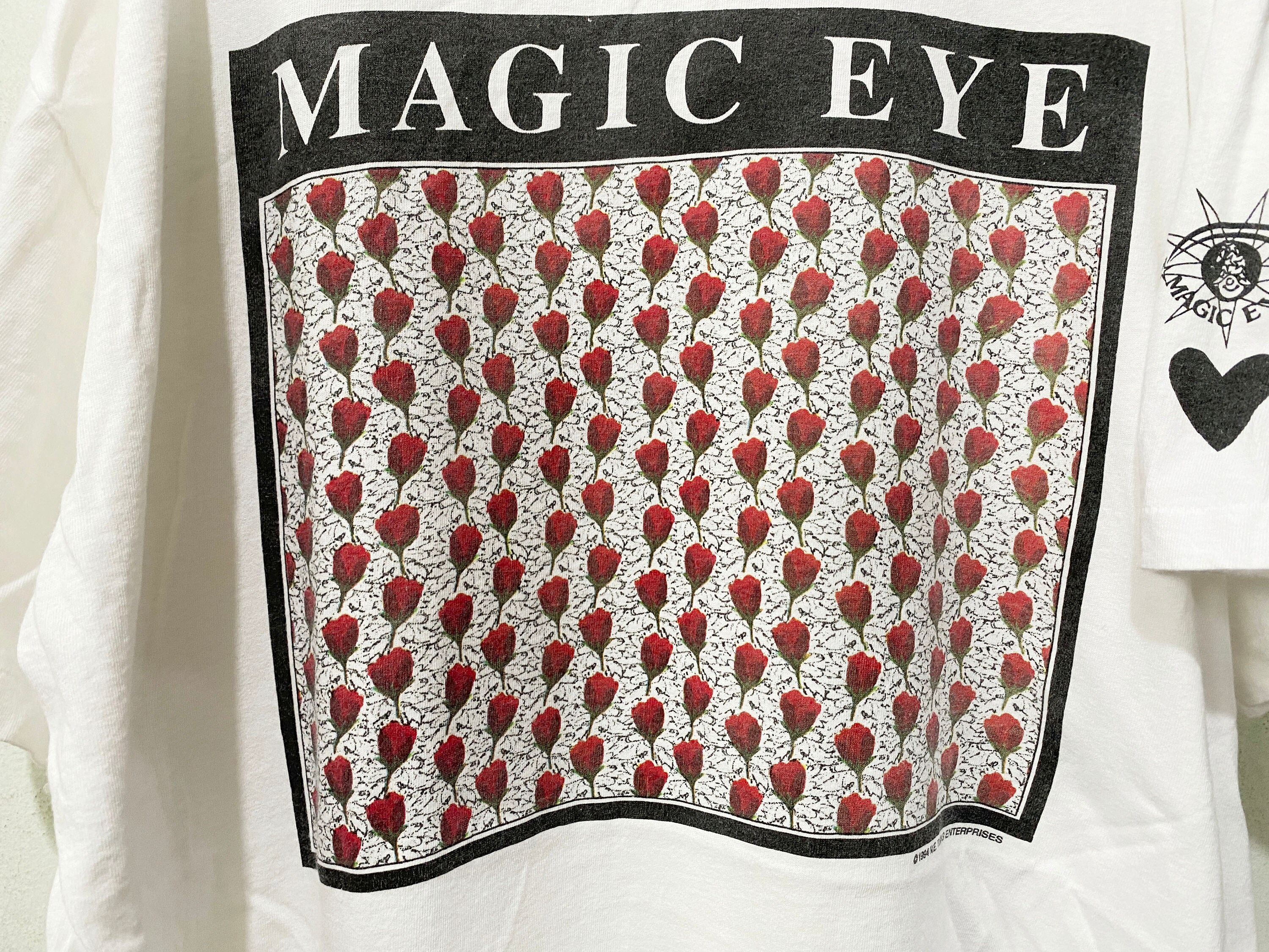 ヴィンテージ 90年代 サイケデリック マジックアイ Tシャツ サイズ 