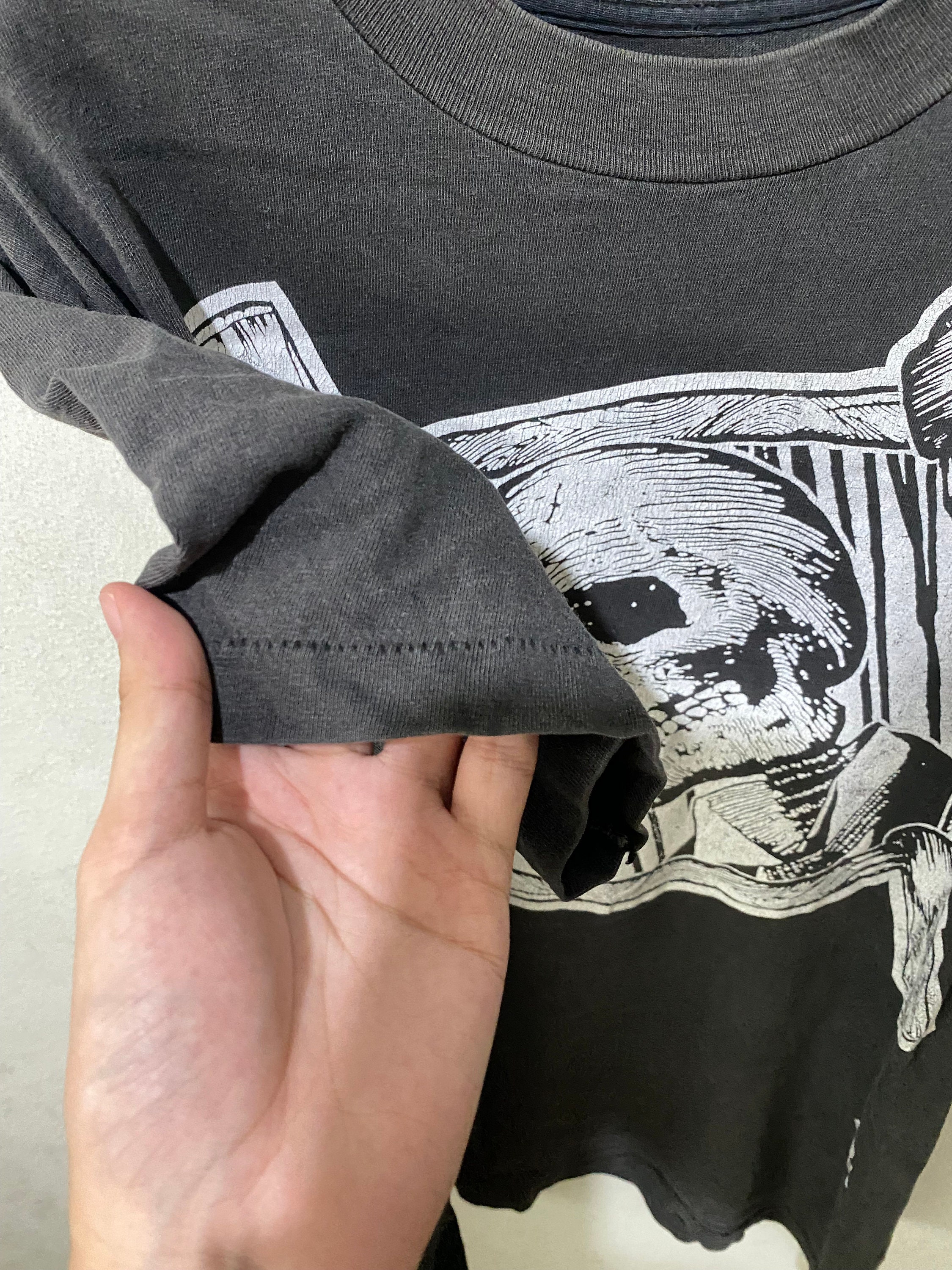 Vintage 1990s Skull Skates Shirt Size L Free Shipping - Etsy