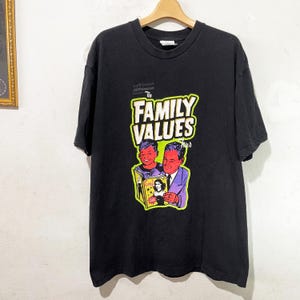Vintage 1999 Family Values Tour T-Shirt Music Festival Rock Concert Tee Size L