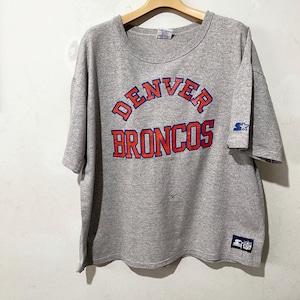 Vintage 90s Denver Broncos Shirt Size XL Short Vintage Starter Tee, Vintage NFL Tee, Vintage Football Tee