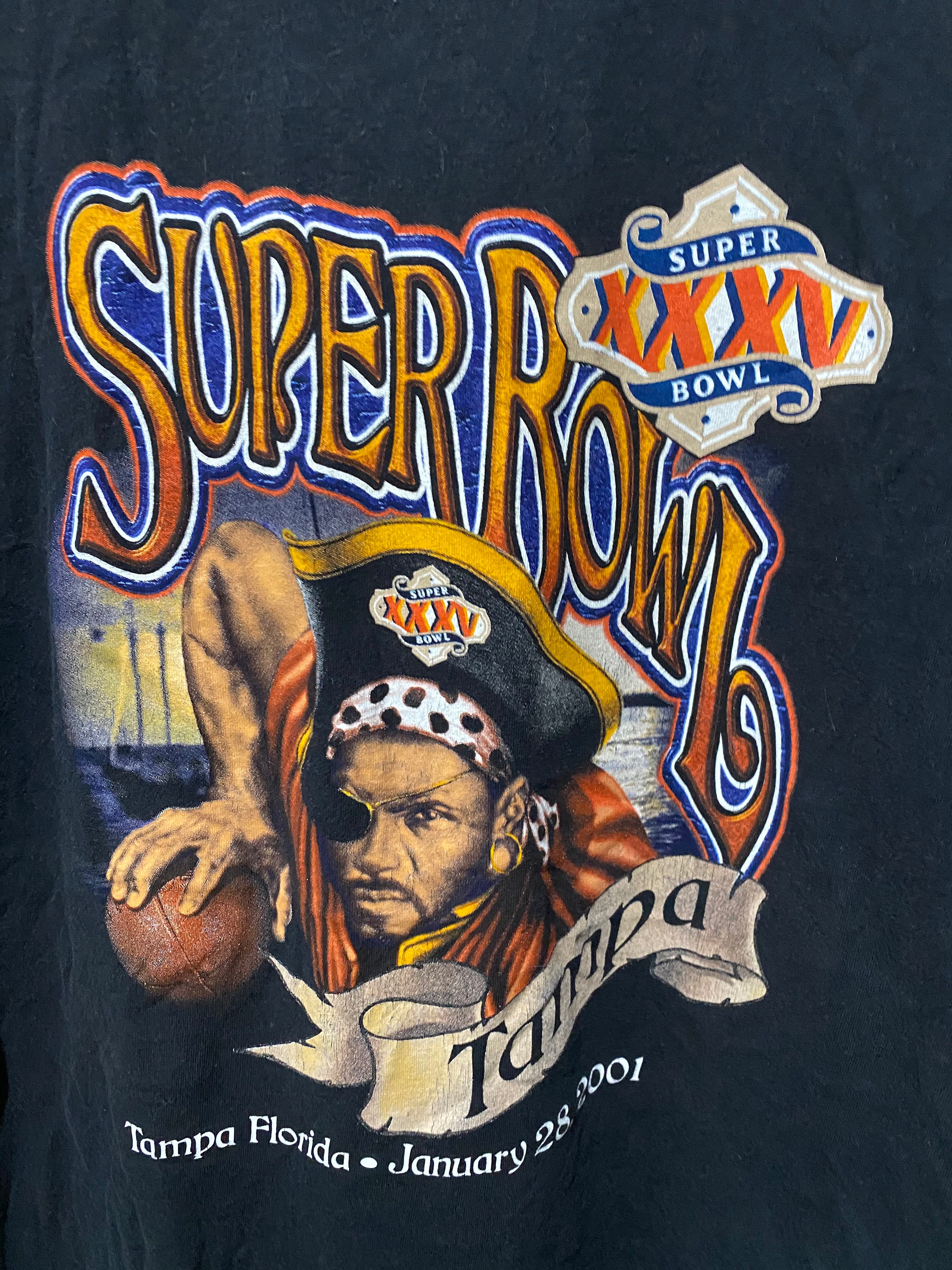 Vintage 2001 Super Bowl XXXV Shirt Size L Free Shipping - Etsy UK