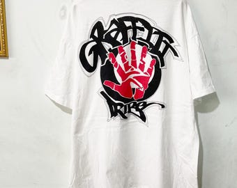 Vintage 90s Graffiti Tribe T-Shirt Size XL
