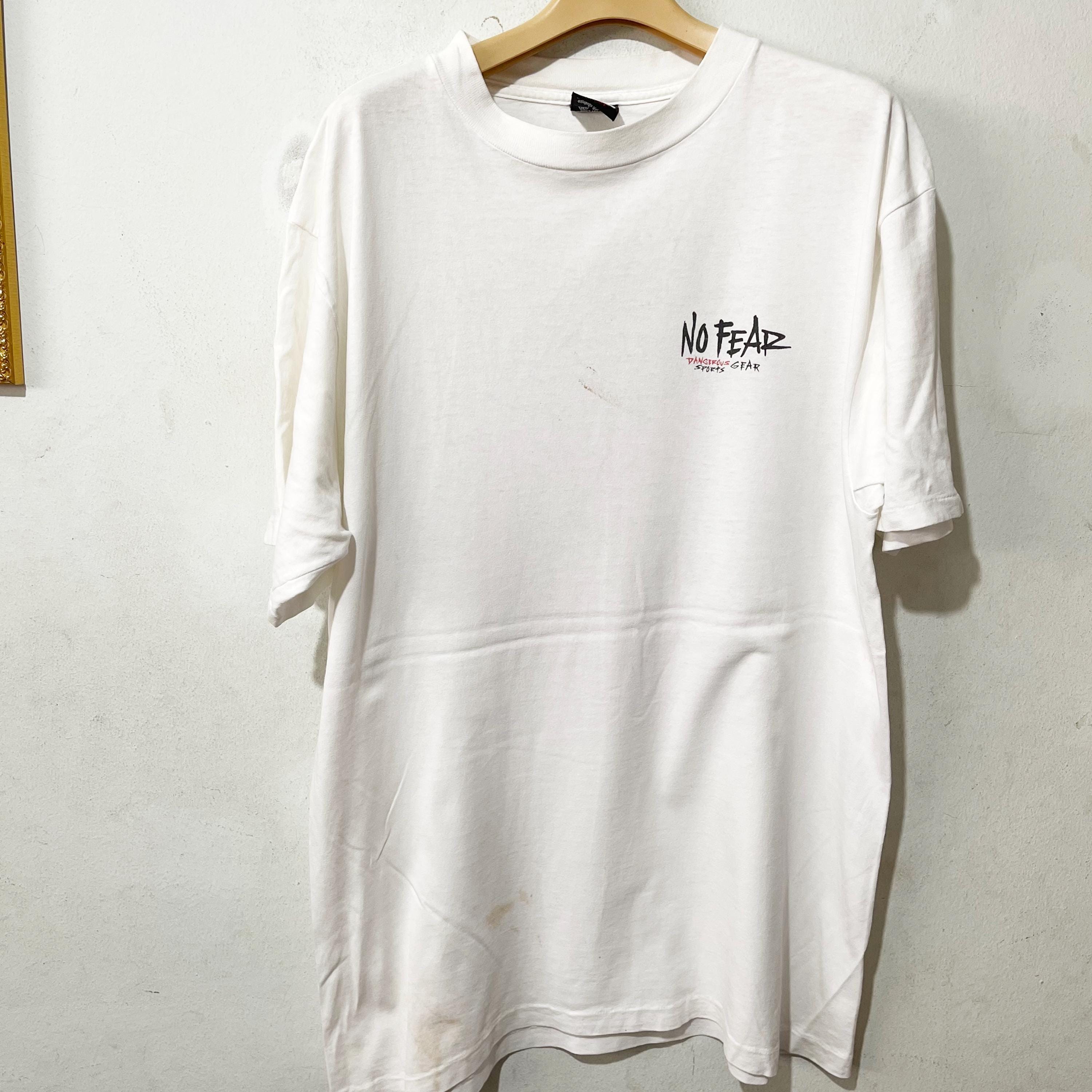 Vintage 90s No Fear T-shirt Size L - Etsy