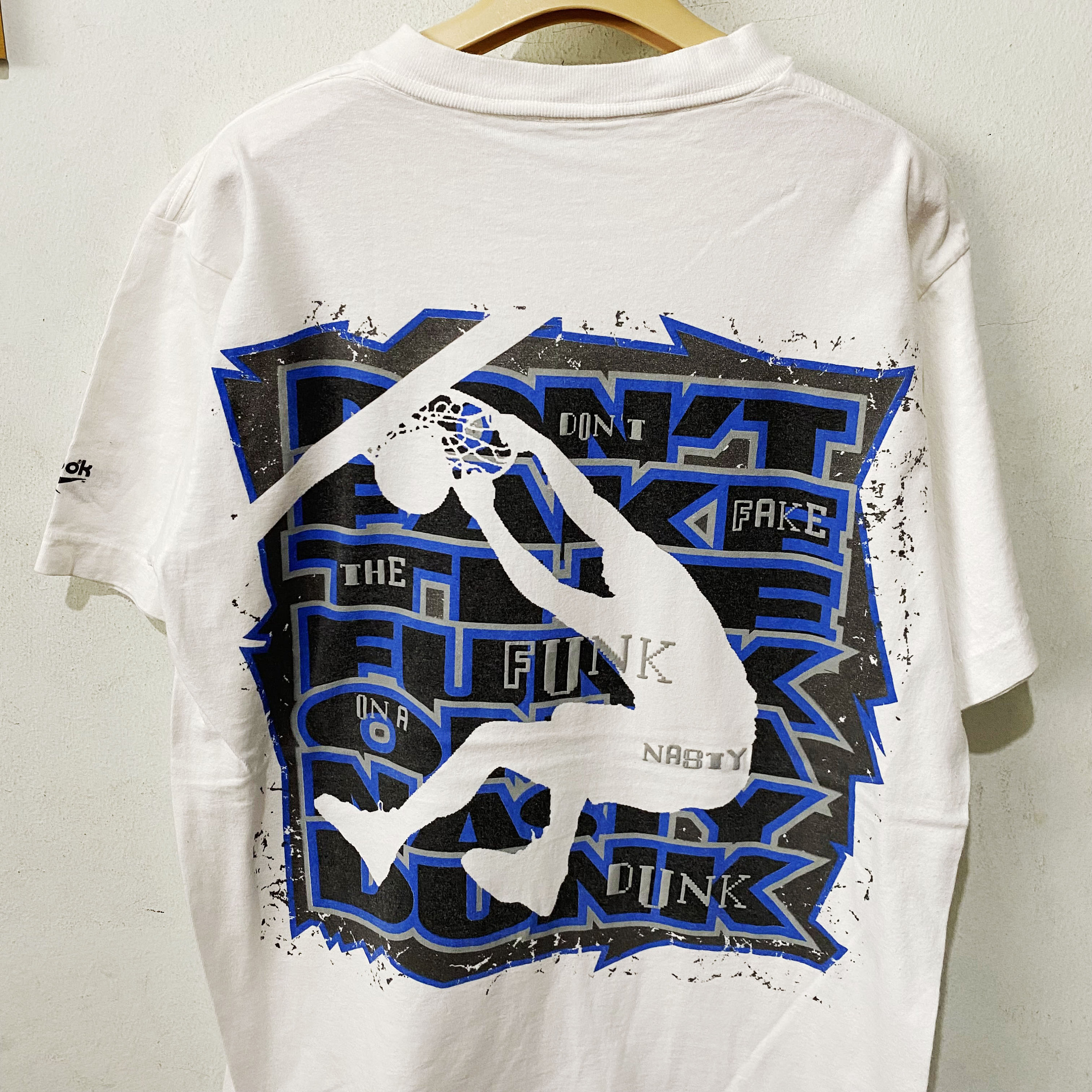 Vintage 90s Reebok Shaq Don't Fake the Funk on A Nasty Dunk Shirt