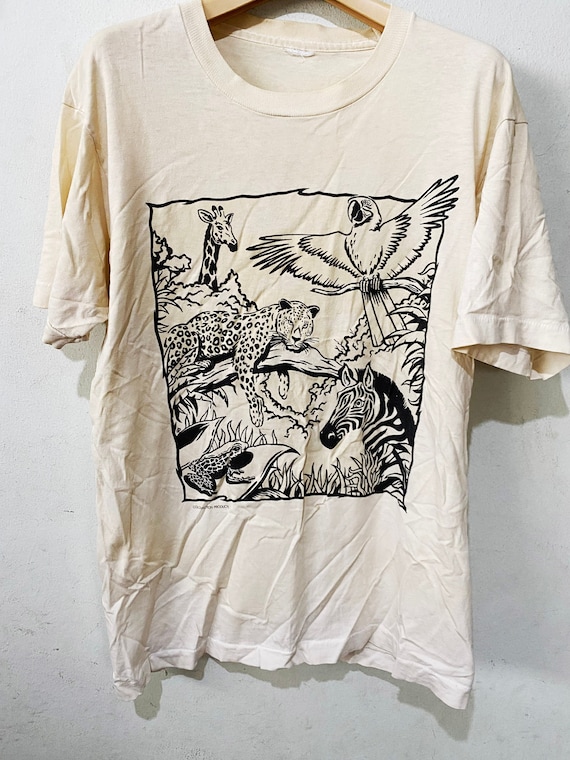 Vintage 90s Rainforest Shirt Size L - Gem