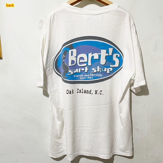 Vintage 90s Bert's Surf Shop T-shirt Size L-XL - Etsy Israel