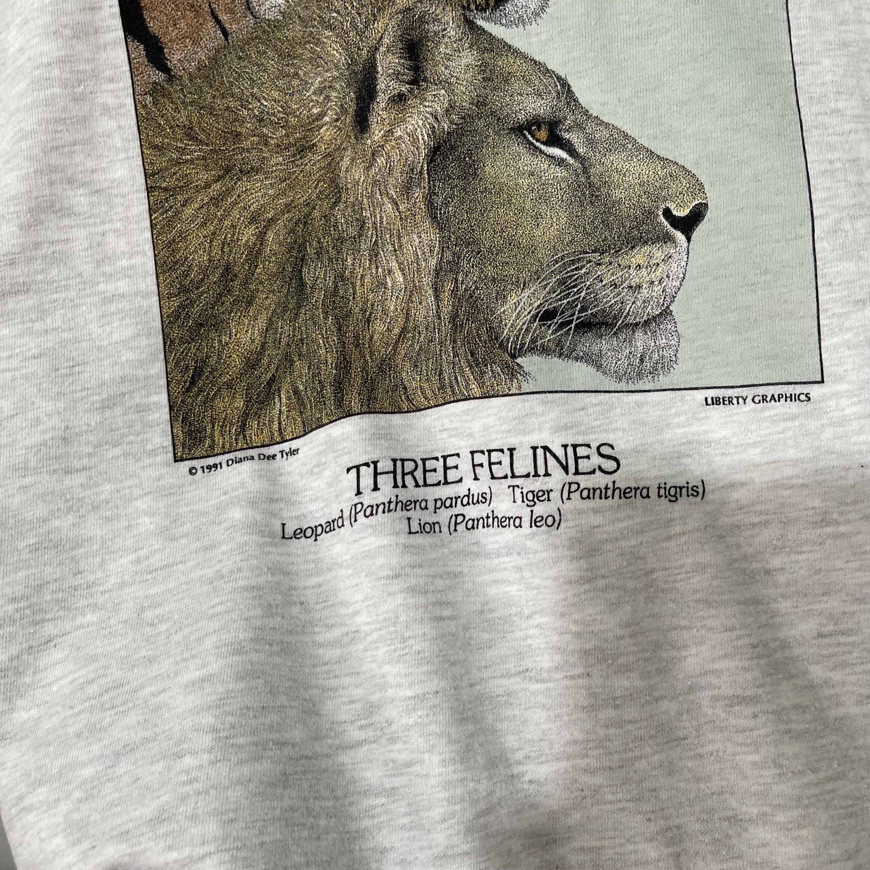 Vintage 1991 Three Felines Diana Dee Tyler T-shirt Size M - Etsy
