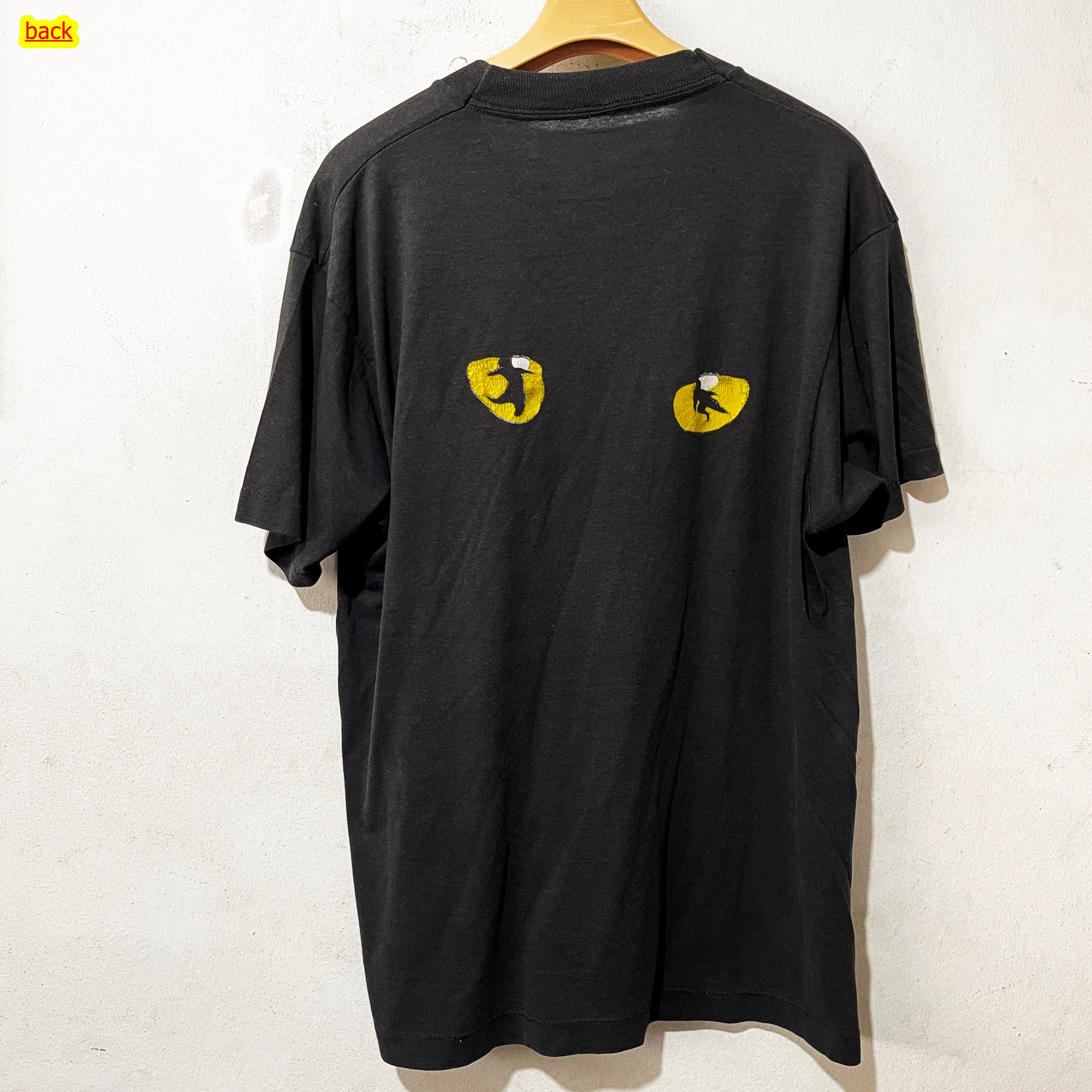 Vintage 1981 Cats Andrew Lloyd Webber T-shirt Size L - Etsy