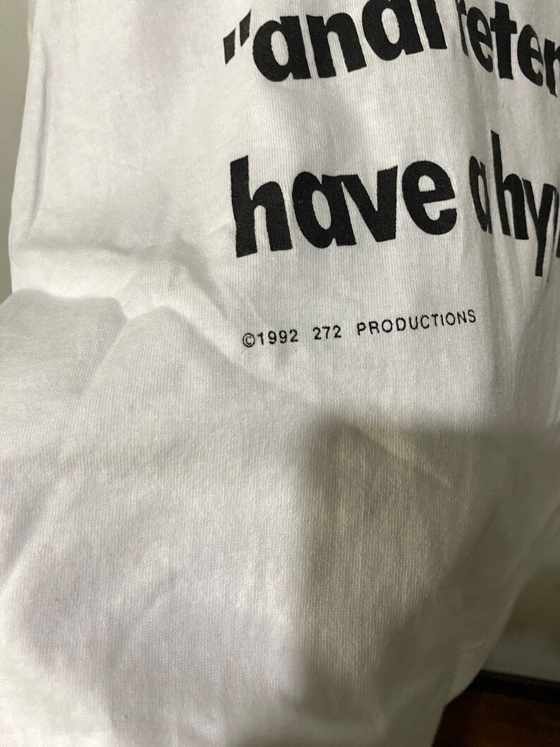 Vintage Does Anal Retentive Have A Hyphen Shirt Size L Etsy