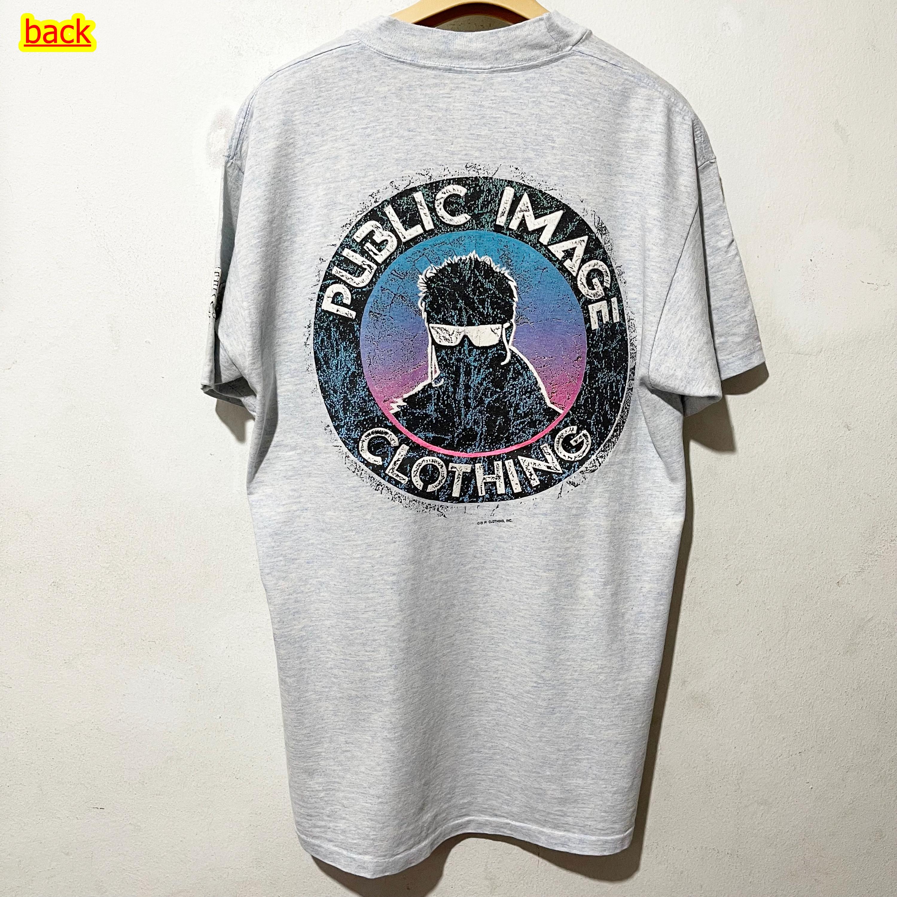 Vintage 90s Public Image Clothing T-shirt Size M - Etsy