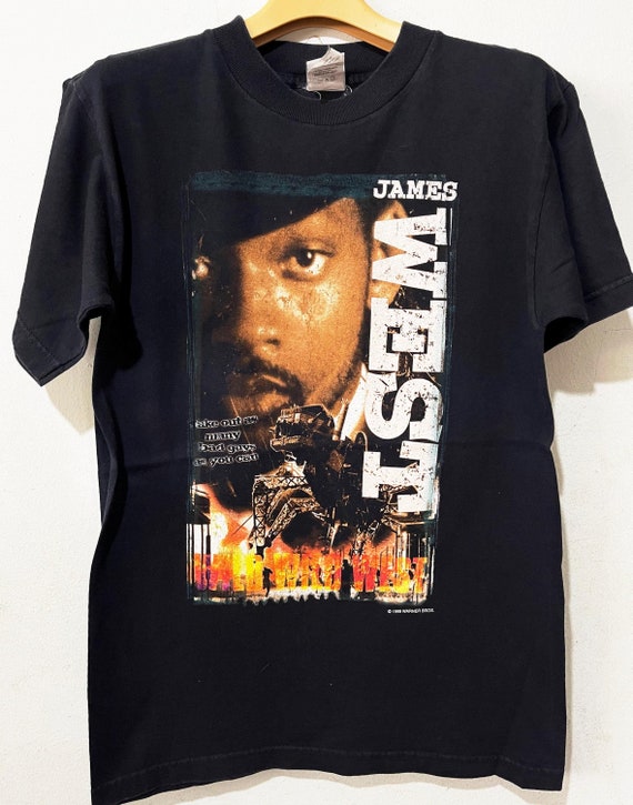 Vintage 1999 Wild Wild West Shirt Size S 90s Western Movie Tee 