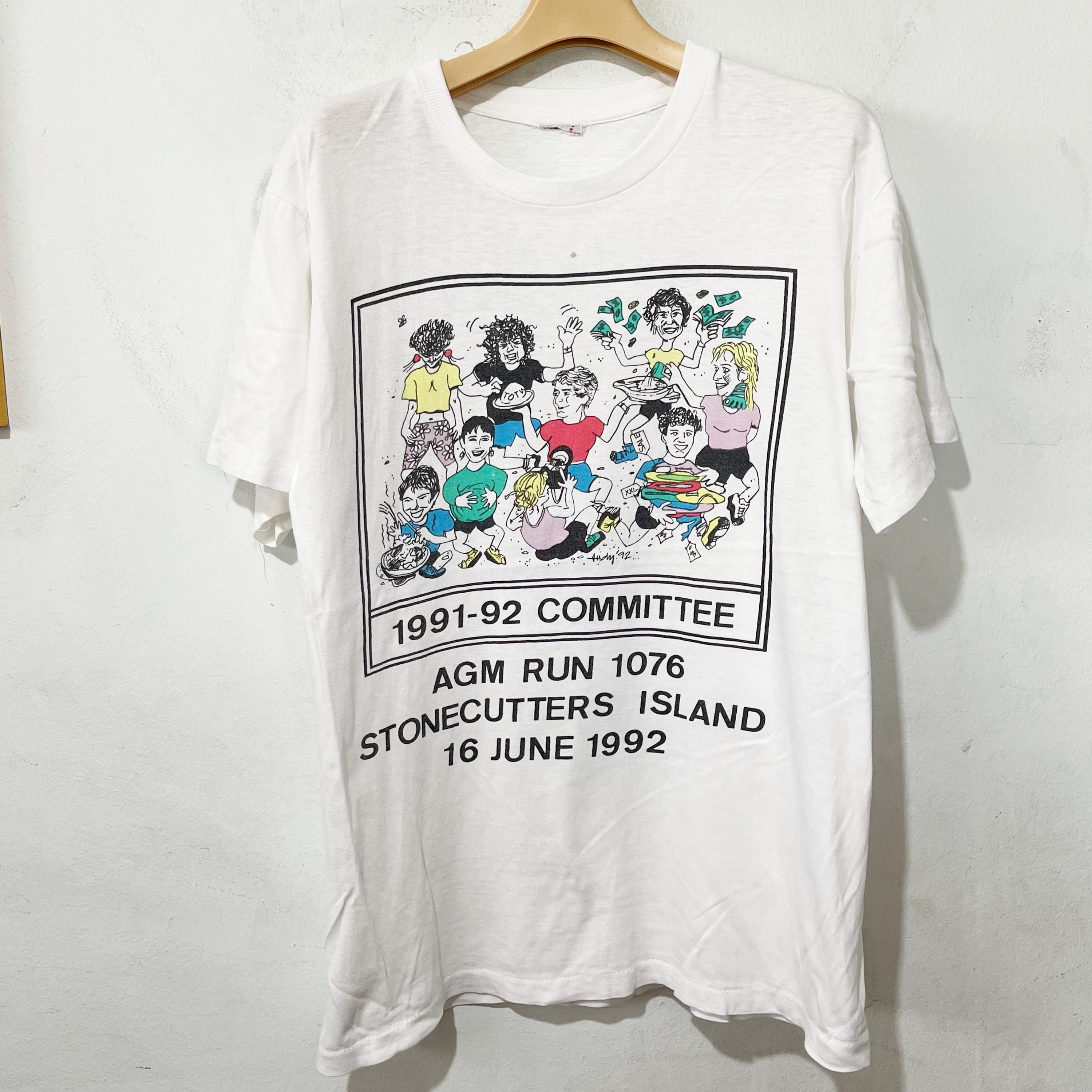 Vintage 1992 Stonecutters Island T-shirt Size M - Etsy Israel