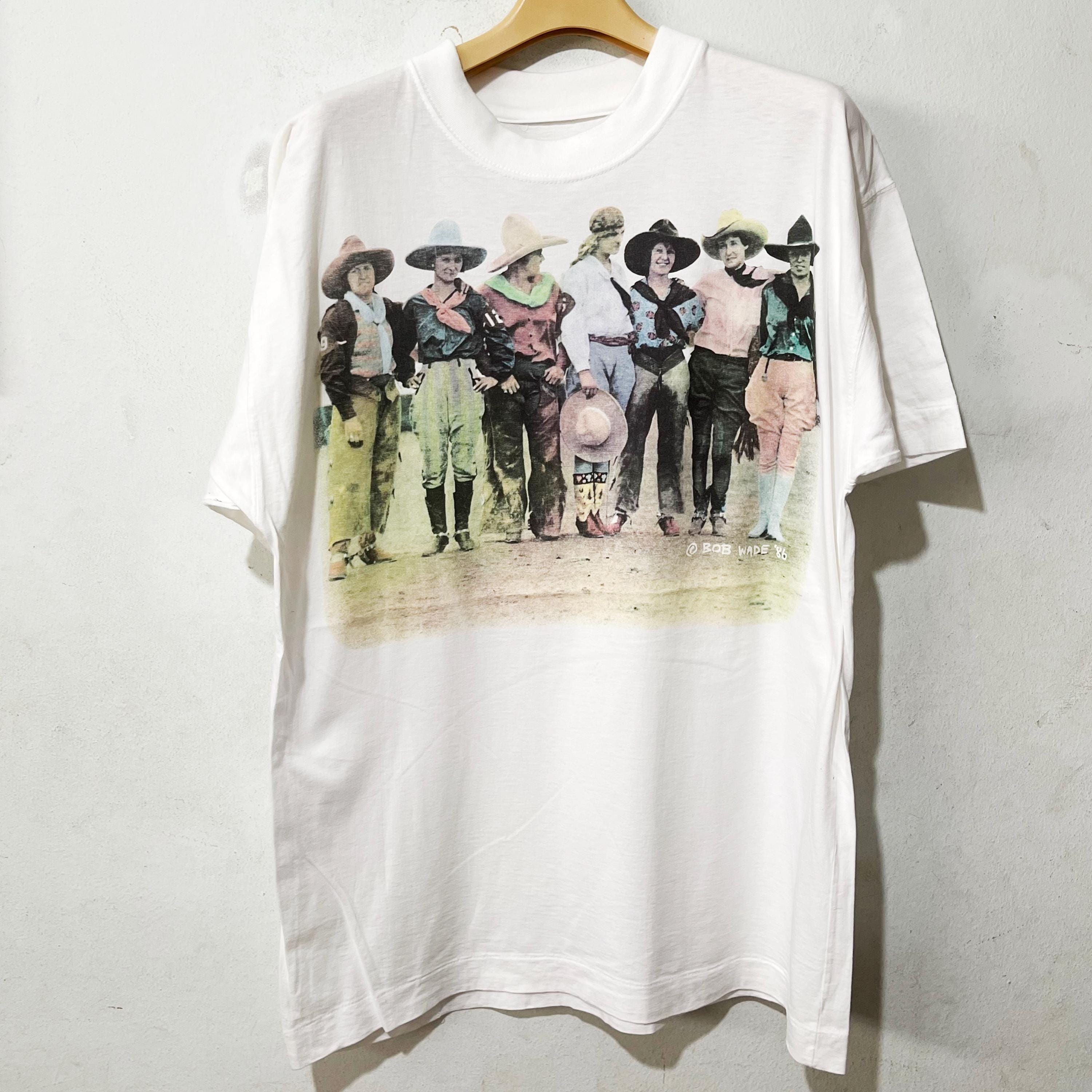 Vintage 1986 Bob Wade Cowgirl T-shirt National Cowgirl Museum