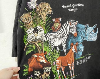 Vintage 90s San Diego Zoo T-shirt Size XL - Etsy