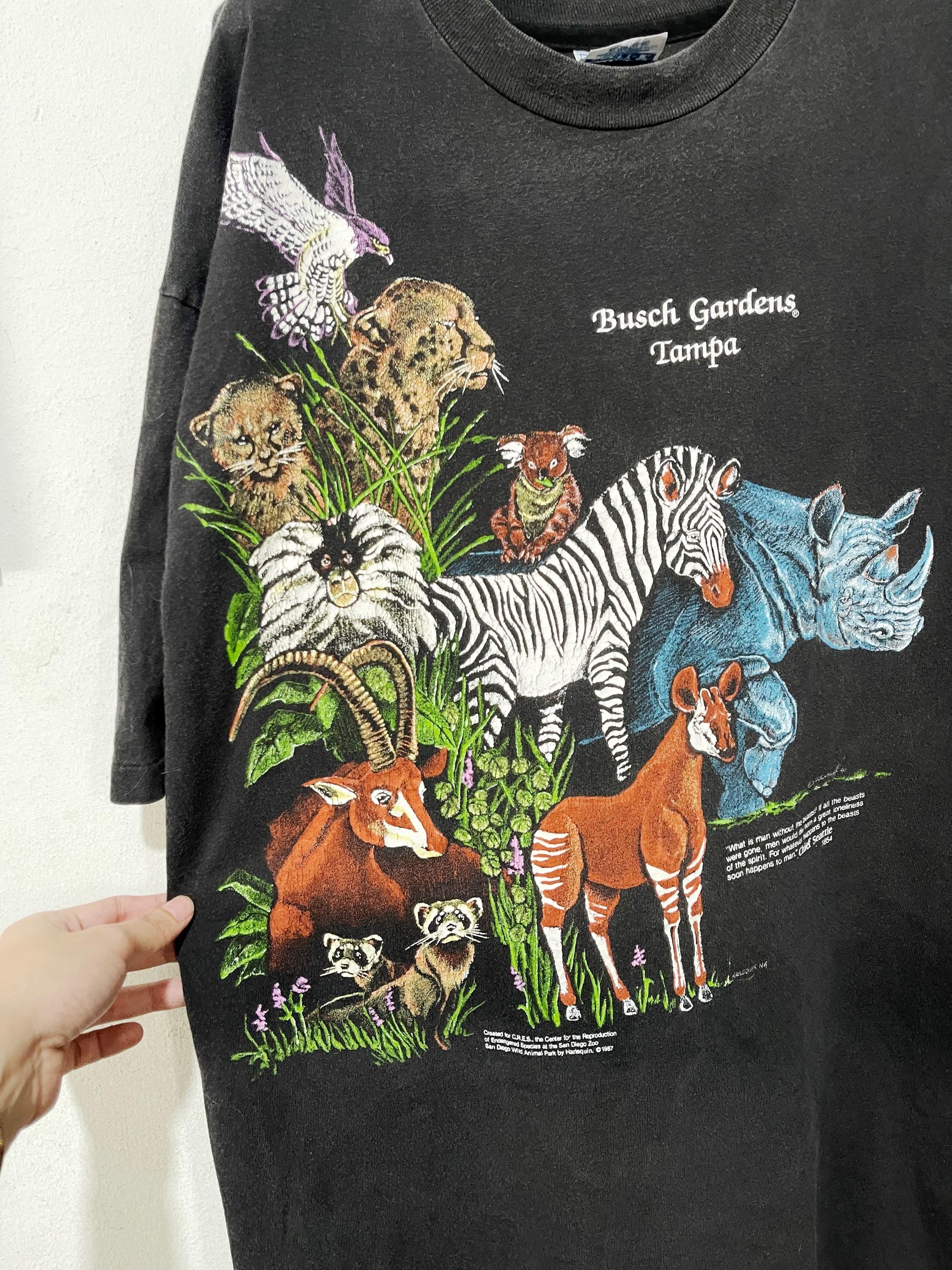 Vintage 90s San Diego Zoo T-shirt Size XL - Etsy